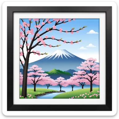 japan  trees nature pink the corner of the screen sticker