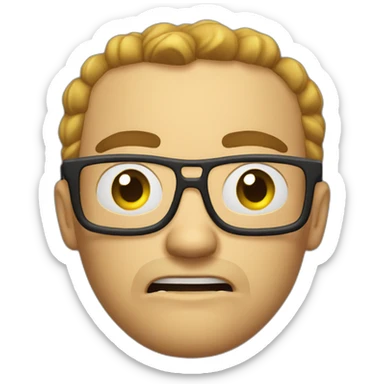 Angry-Video-Game-Nerd sticker