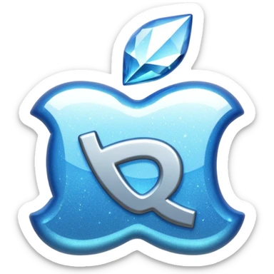 glitter white symbol bank sticker