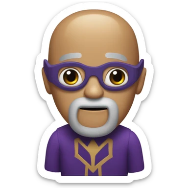 Netflix show Squid Game, Thanos character sticker