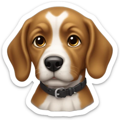 Bebe avec bouledog francais noir sticker