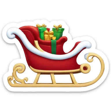 Santa’s Sleigh  sticker