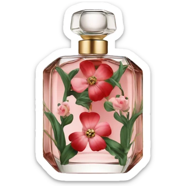 Gucci floral perfume sticker