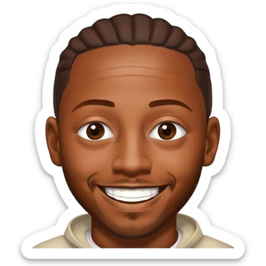 Kendrick Lamar smiling  sticker