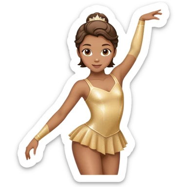 figure skater sticker