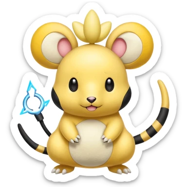 Ampharos-Dedenne-Emolga-fusion sticker