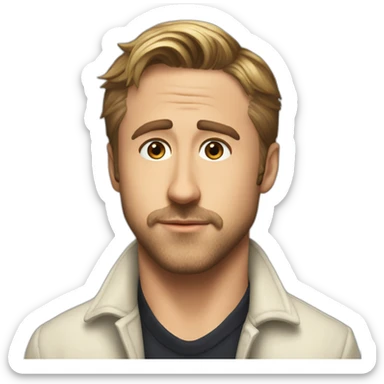 Ryan Gosling is listening I'm just Ken sticker