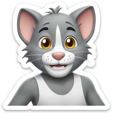 Tom and Jerry sticker