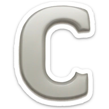 letter c sticker