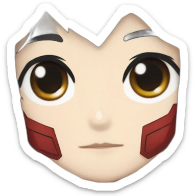 Ryuuko Matoi from the anime Kill la Kill sticker