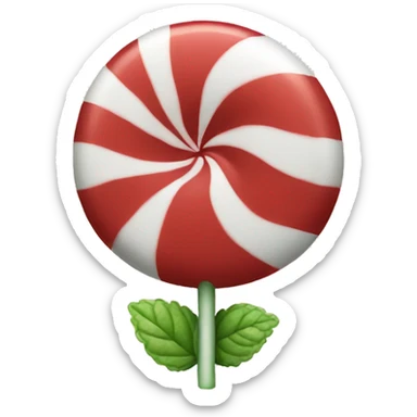 Peppermint candy sticker