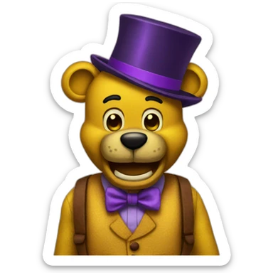 Fredbear sticker