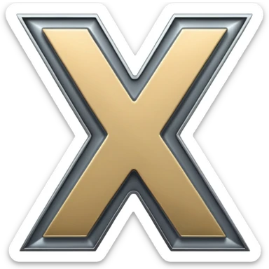 Letter X wins sticker