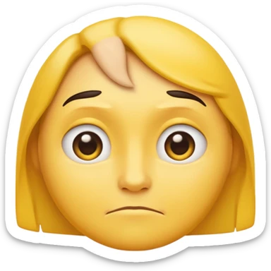 The look you give someone when you are tempted by something, know you shouldn’t do something but want to, afrer saying noooo we shouldn’t l, as if to say “or should we?” In classic yellow face emoji style. Sort of chin doen, slight smirk but downwards, and eyebrows up and eyes suggestive sticker