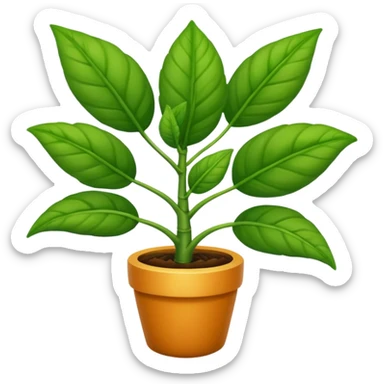 ultra realistic plant "flex" sticker