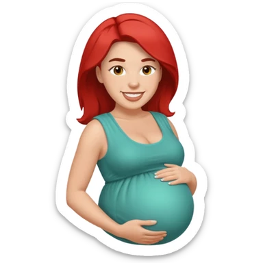 Pregnant Travis Kelce sticker