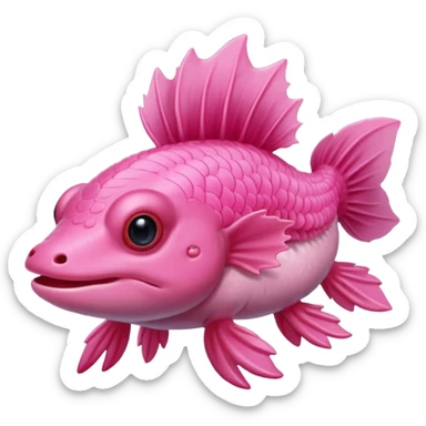 Axolotl sticker