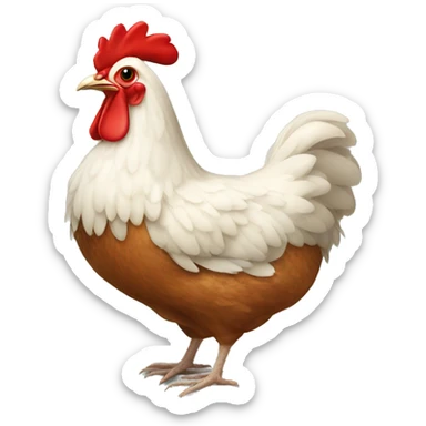 french hen sticker