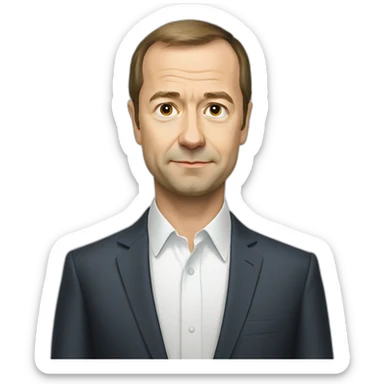 Dmitry Medvedev sticker