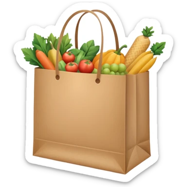 Sacola de compras sticker