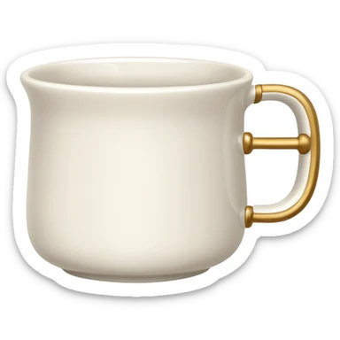 peronaje de una taza de ceramica sticker