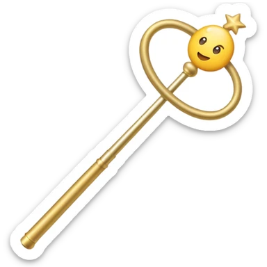 Crea a baton twirling emoji  sticker