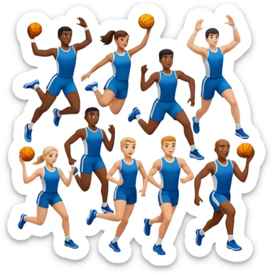 Number 7 Printed Athletes sticker