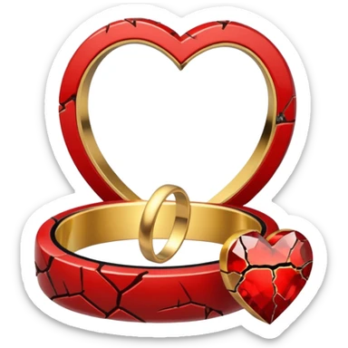Marriage divorces sticker
