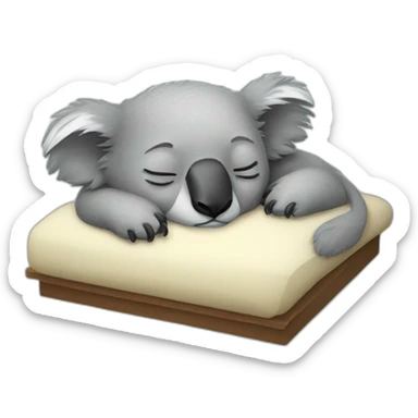 Koala sleeping sticker