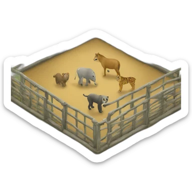 animal enclosure sticker