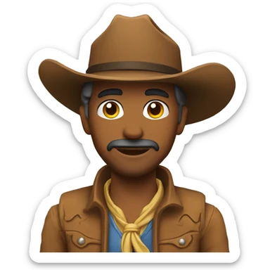 Un cowboy bourré  sticker