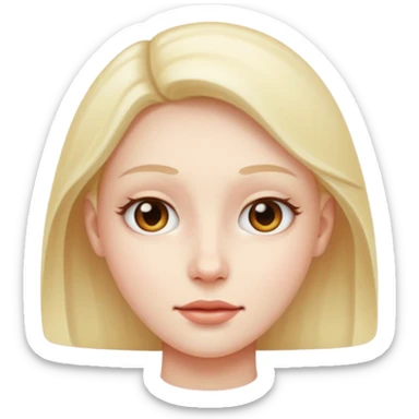 without lips and eyes sticker