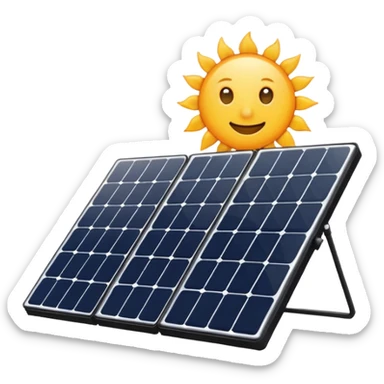 solar panel sticker