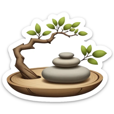 Zen aesthetic detailed decorations sticker