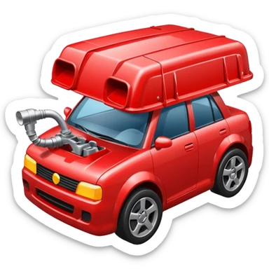 check engine car sticker