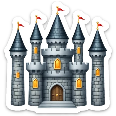 luxurious castle sticker