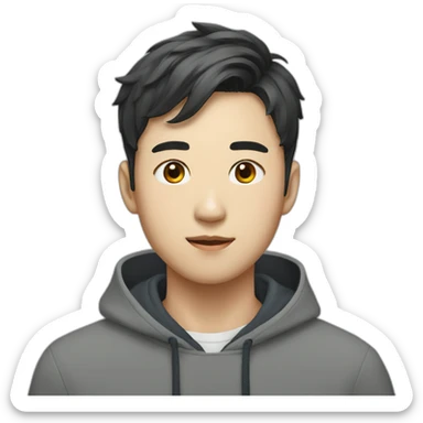 korean young man sticker