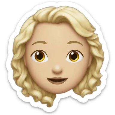 Ourse qui serre un coeur sticker