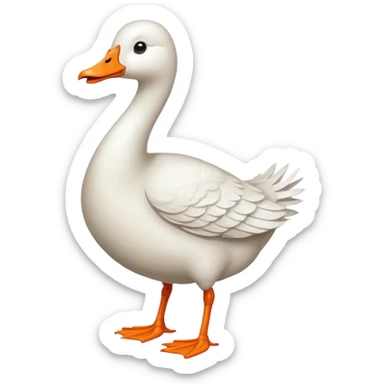 Silly goose sticker