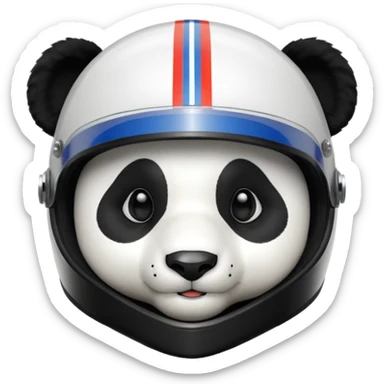 f1 driver panda sticker