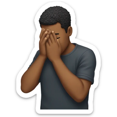 Facepalm gay sticker