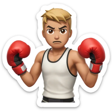 fortnite skin angry with boxing gloves sticker
