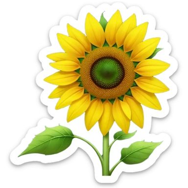 Sunflower amongst stars in night sky sticker