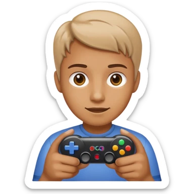 Une personne qui a un control dans la main avec un 0 sticker