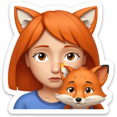 Make Dora and Swiper the fox crying sticker