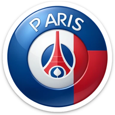 Psg logo with a kaina name sticker