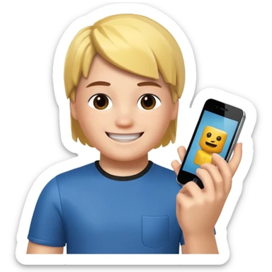 Le sourire du jeu video roblox sticker