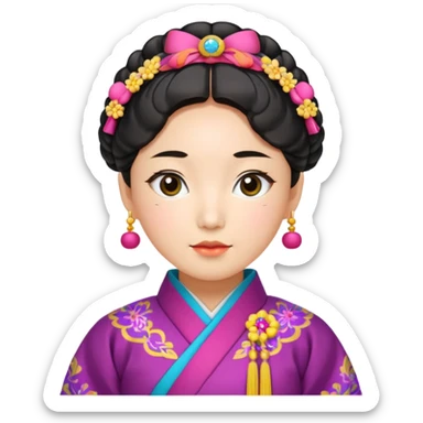 korean traditional sticker