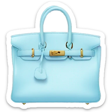 Light blue birkin bag  sticker