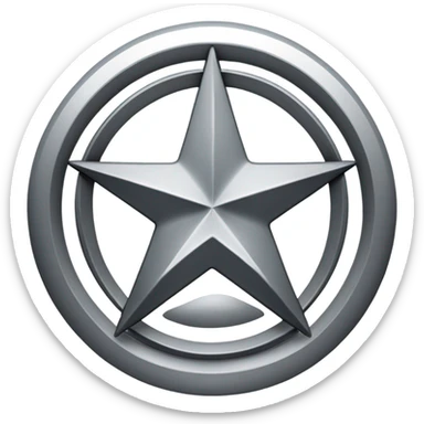 Mercedes benz logo sticker